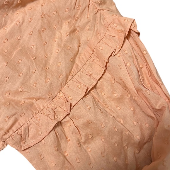 Cleobella Phoenix Ruffle Collar Swiss
Dot Long Sleeve Blouse Size Small - Picture 10 of 13